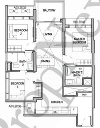 Sceneca Residence (D16), Apartment #556177981